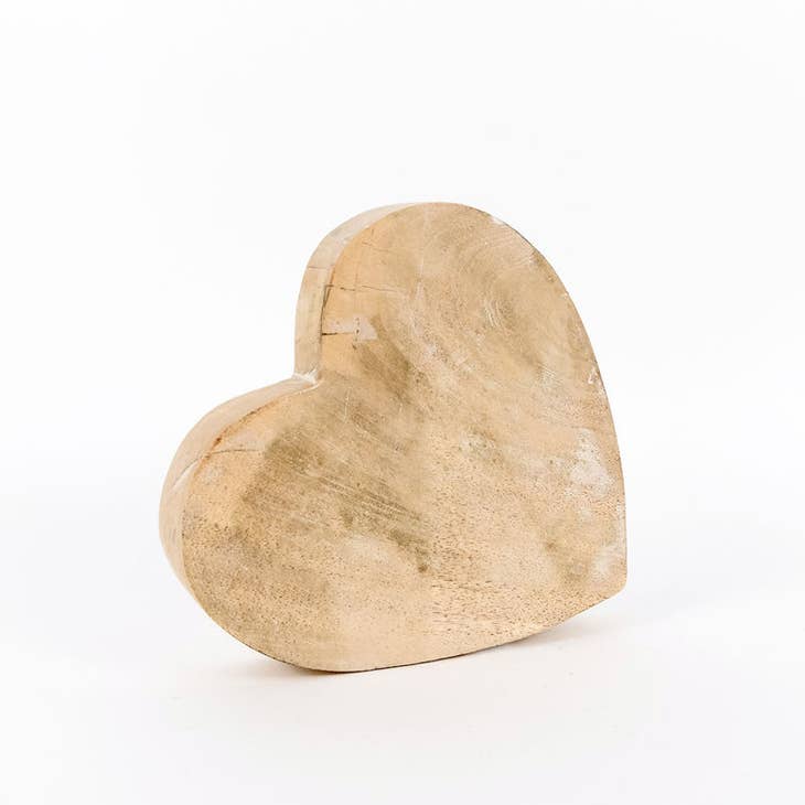 Mango Wood Heart Cutout