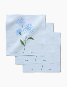 September Aster Dishcloth Set