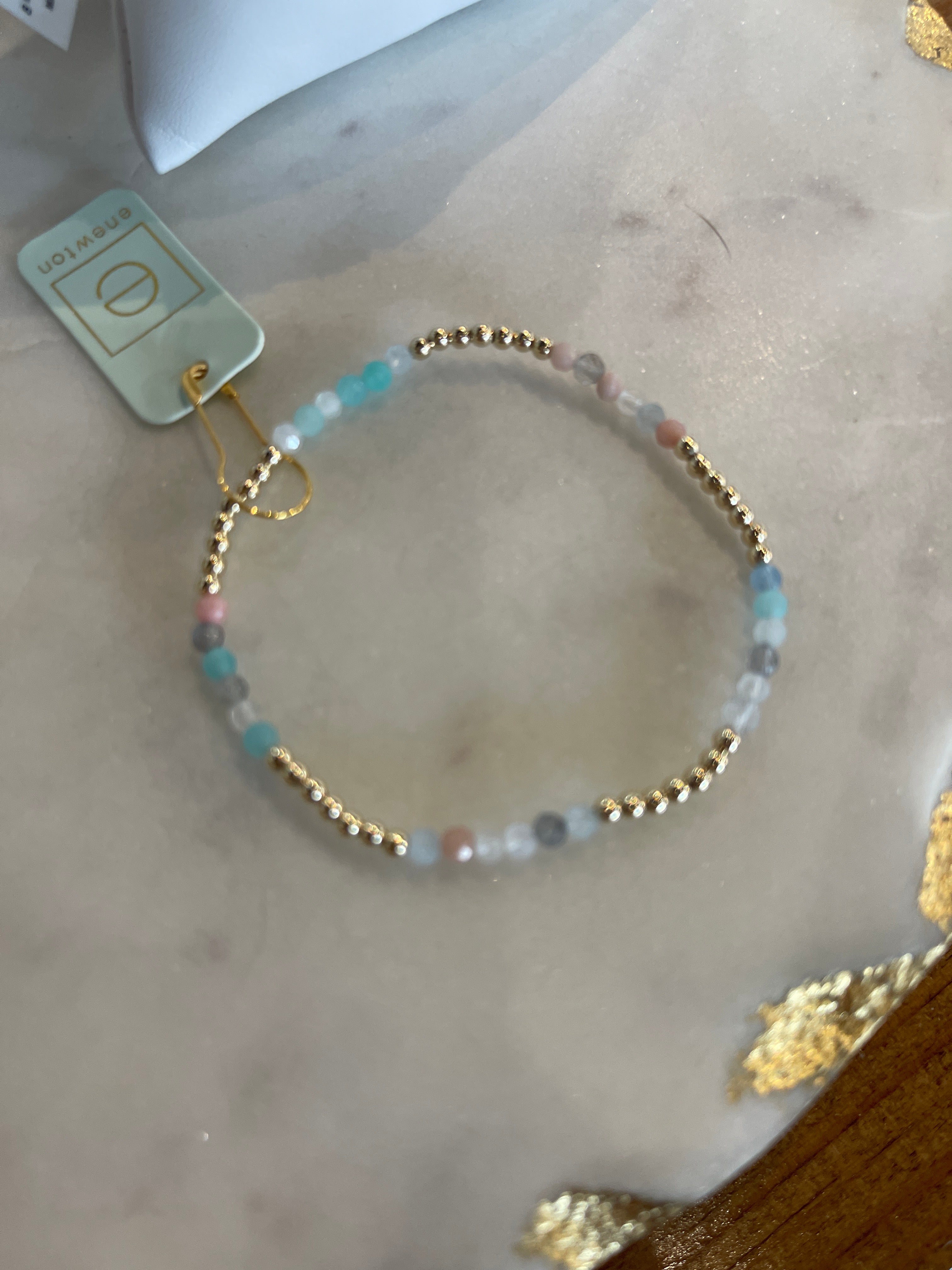 enewton - 6.25" Blissful Pattern 2.5mm Bead Bracelet - HOT MESS GEMSTONE