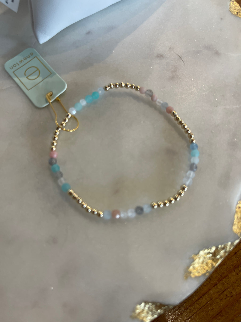 enewton - 6.25" Blissful Pattern 2.5mm Bead Bracelet - HOT MESS GEMSTONE