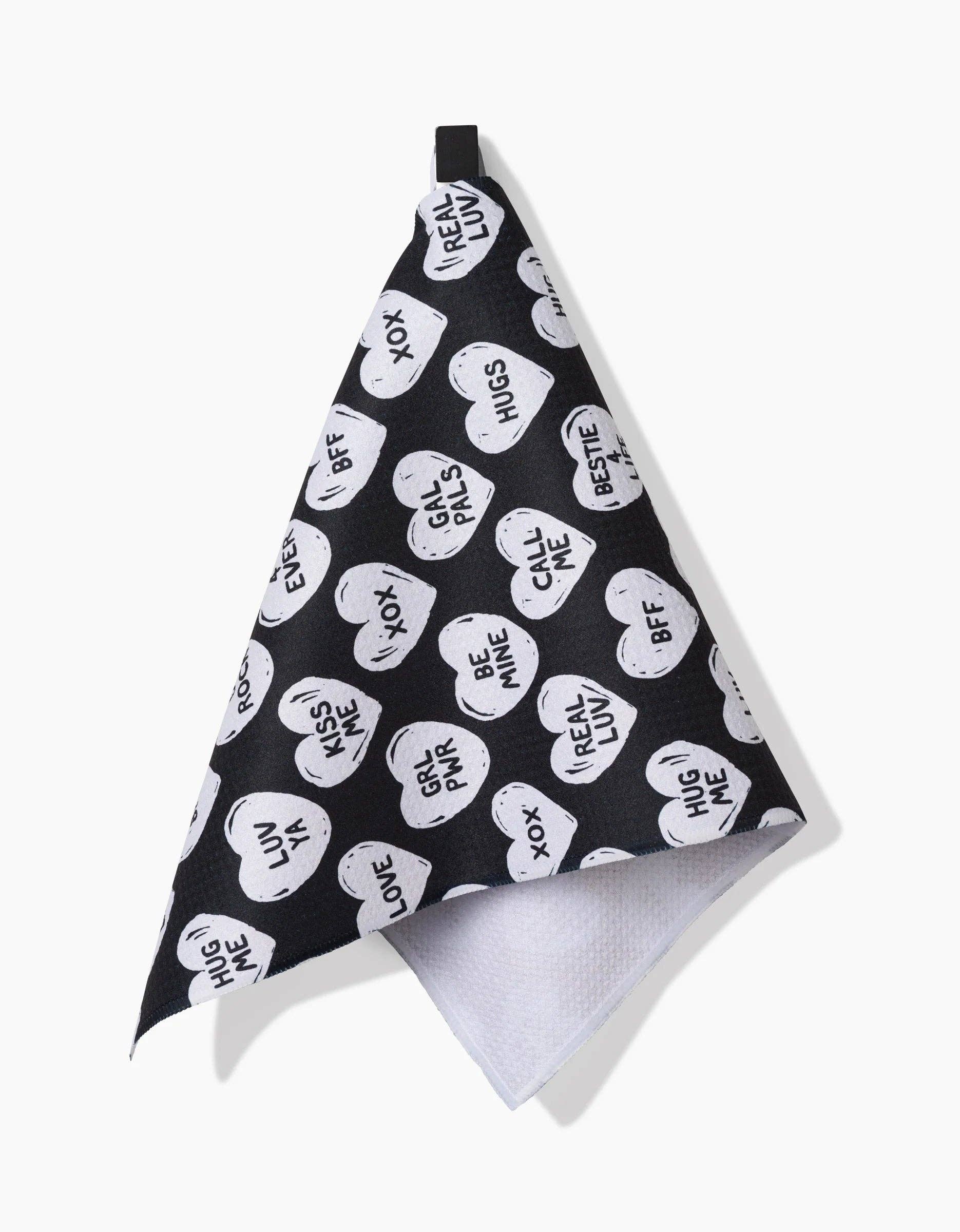 BFF Candy Hearts Bar Towel