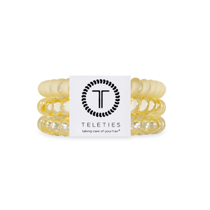 Spiral Hair Coils | Large | Butter Yellow Hair Ties