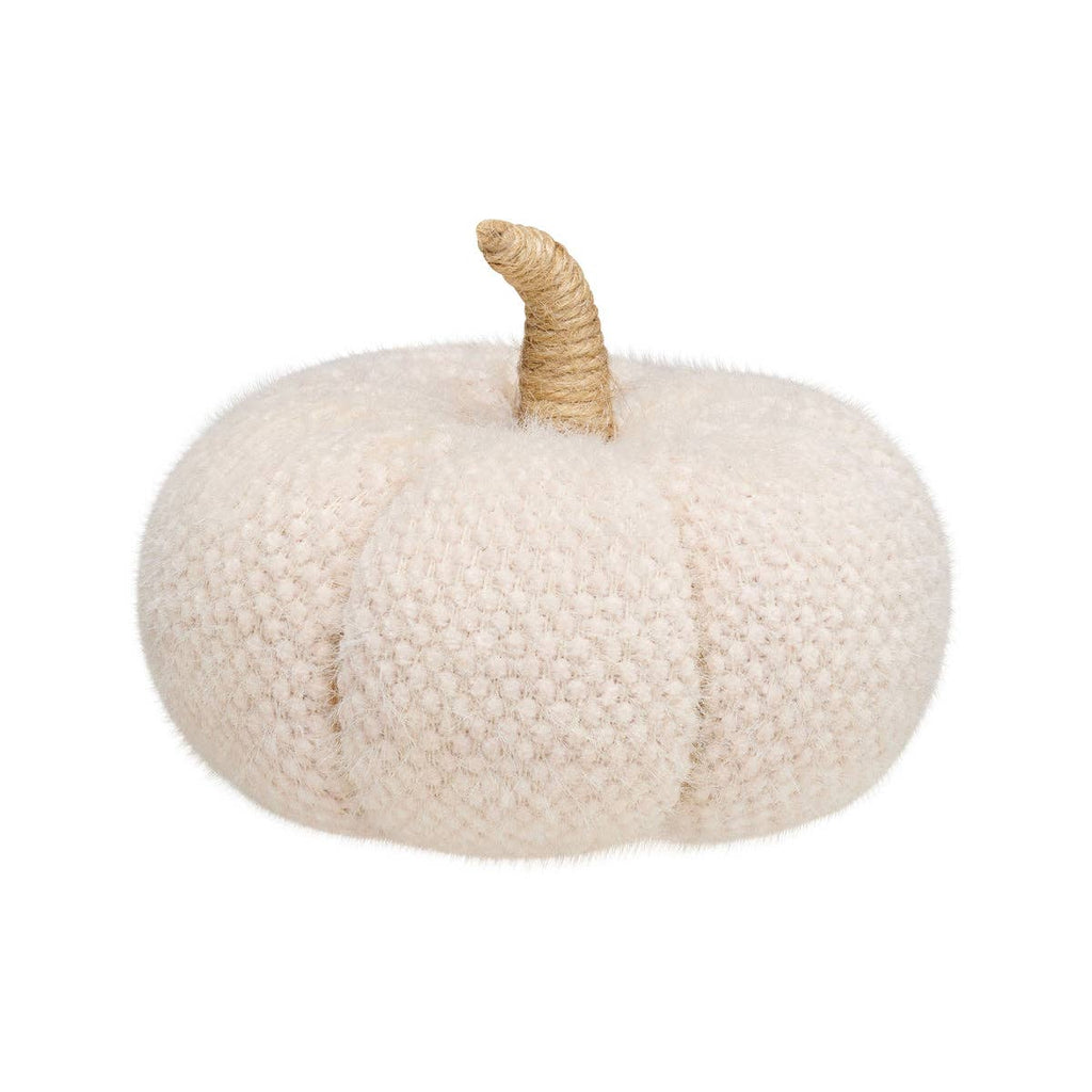 CF-3131 - Med. Cream Fuzzy Fabric Pumpkin