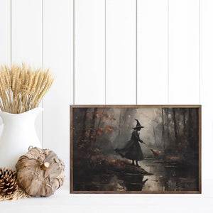 Witch Hunt In Forest: 24 x 16 x 1.5