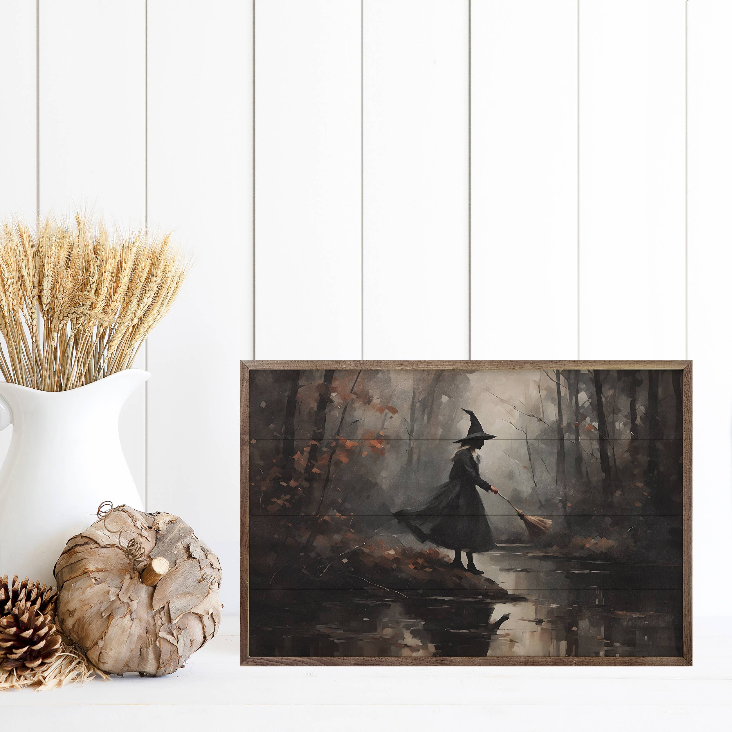 Witch Hunt In Forest: 16 x 10 x 1.5