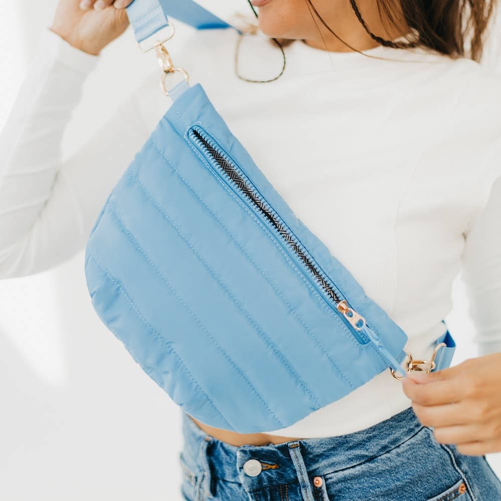Puffer Belt Bag NEW COLOR: Leopard