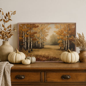 Autumn’s Birch Forest: 16x10