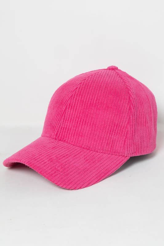 FWCAP114 - Solid Corduroy Fall Winter Baseball Hat: Sage