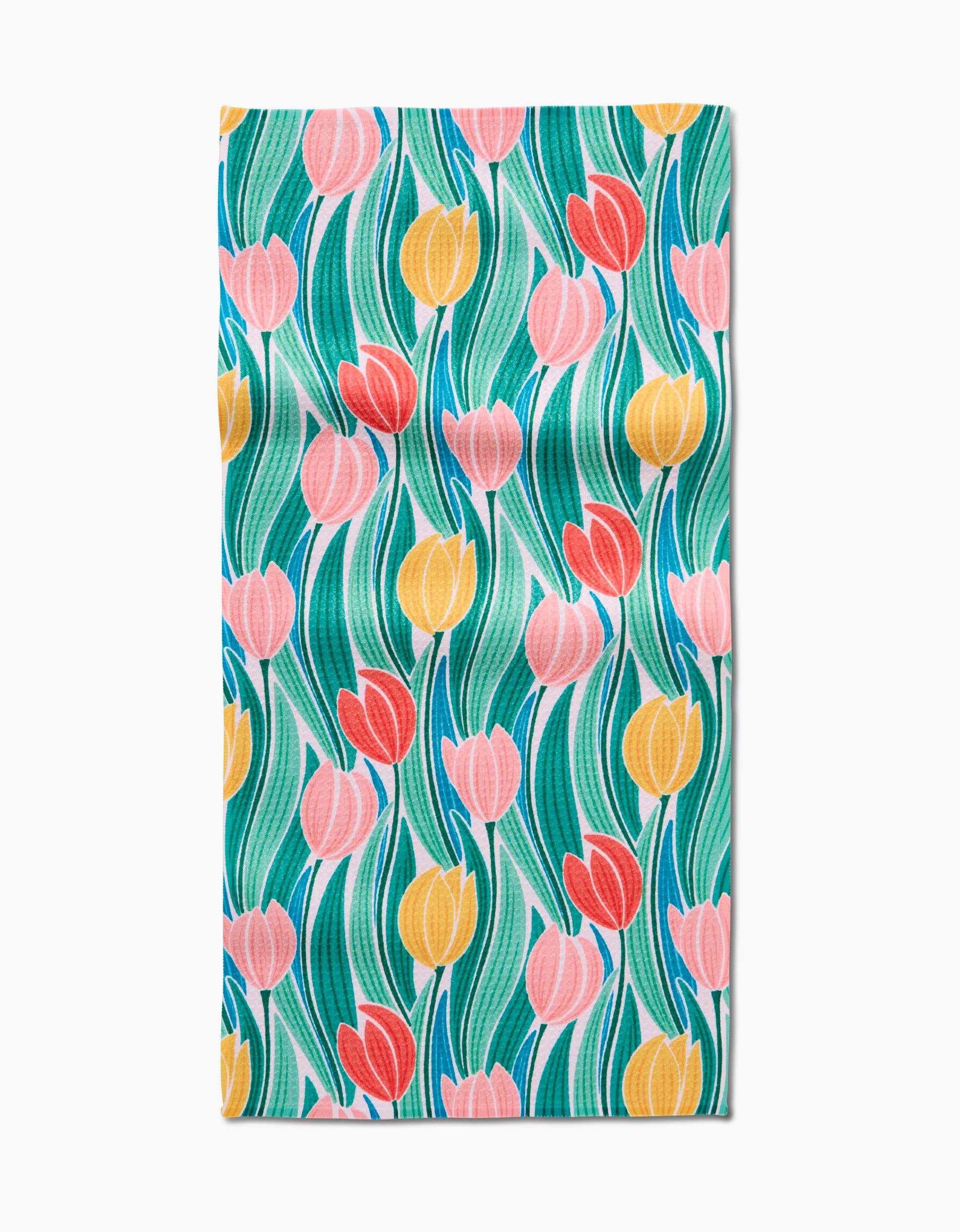Tranquil Tulips Bar Towel