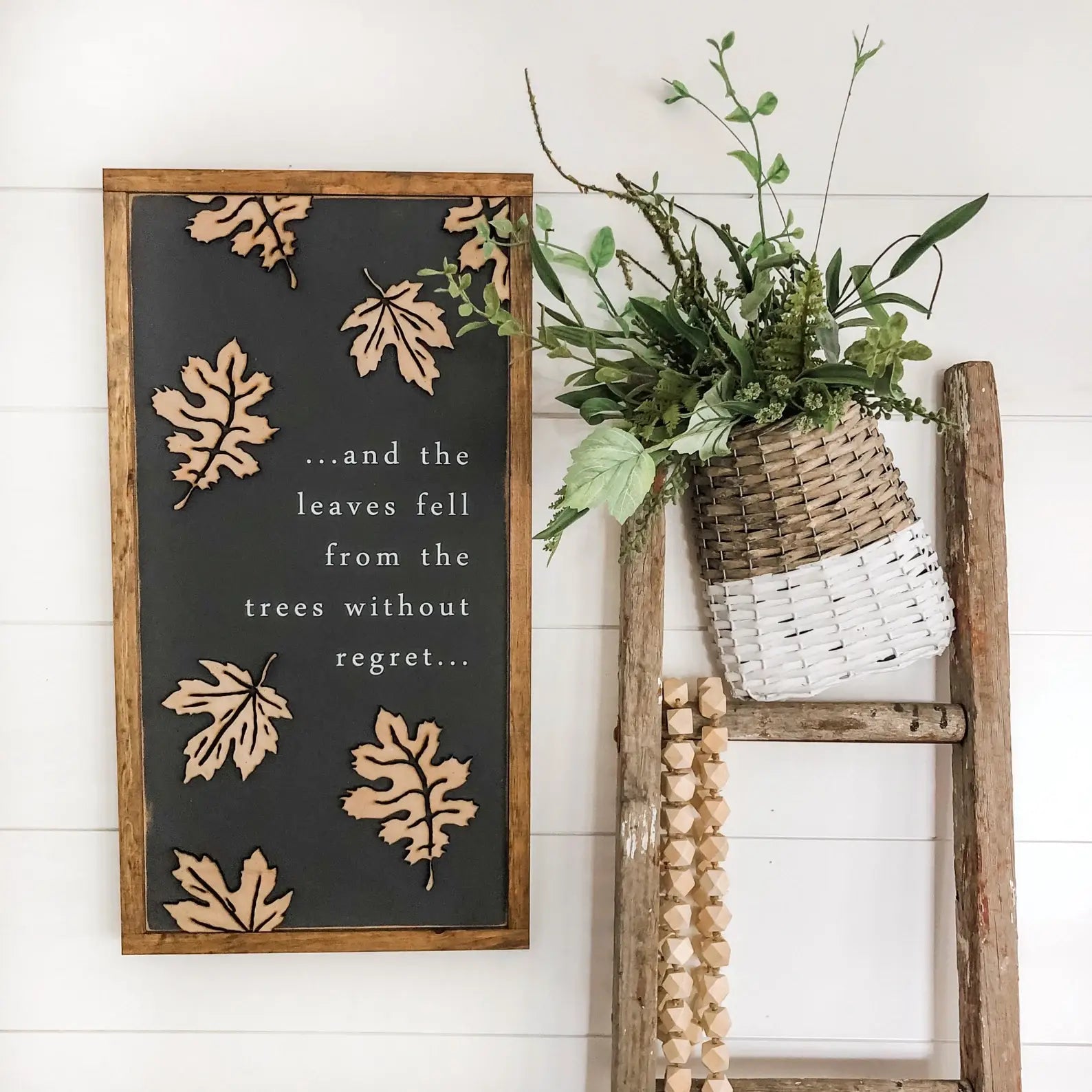 Leaves Fell From Trees Fall Sign