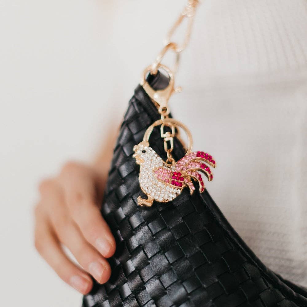 Southern Girl Rooster Bag Charm