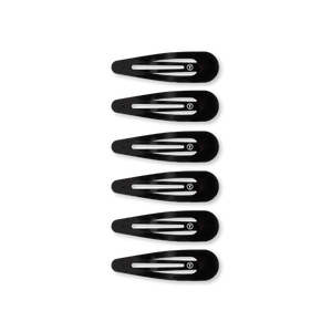 Snap Clip | Jet Black | 6 Count