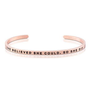 She Believed She Could: Yellow Gold / Whisper
