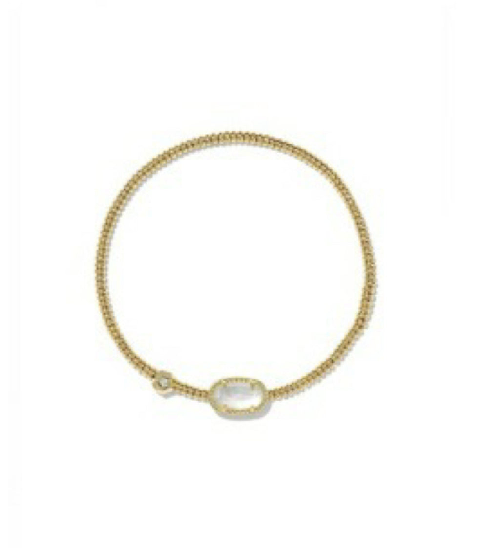GRAYSON STRETCH BRACELET - MOTHER OF PEARL