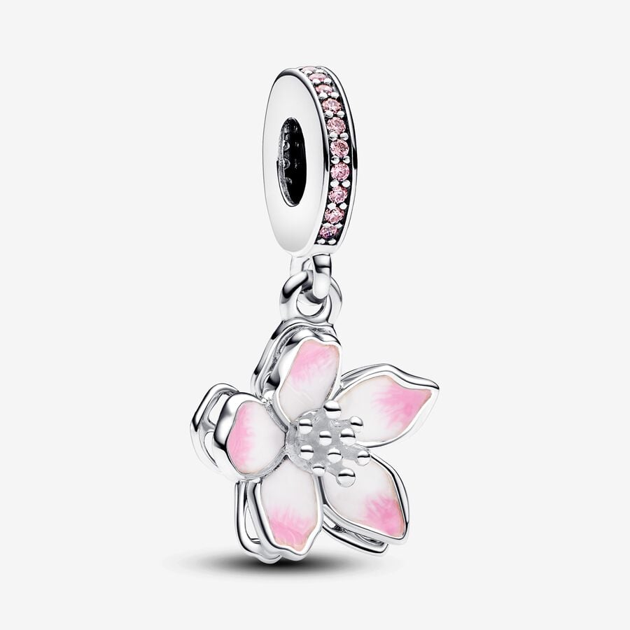 Cherry Blossom Dangle Charm - Pandora - 790667C01