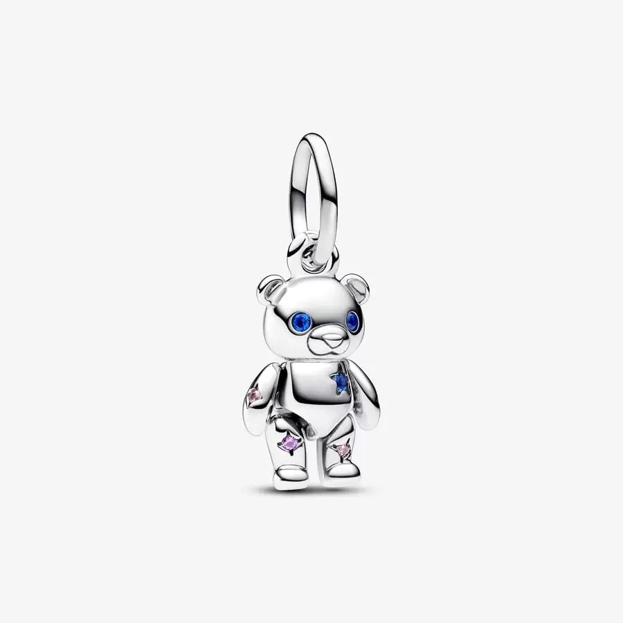 Movable Teddy Bear Dangle Charm - Pandora - 792986C01