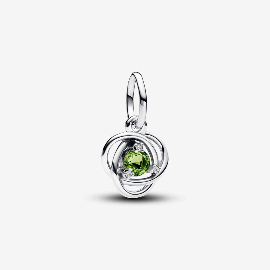 Spring Green Eternity Circle Dangle Charm - Pandora - 793125C08