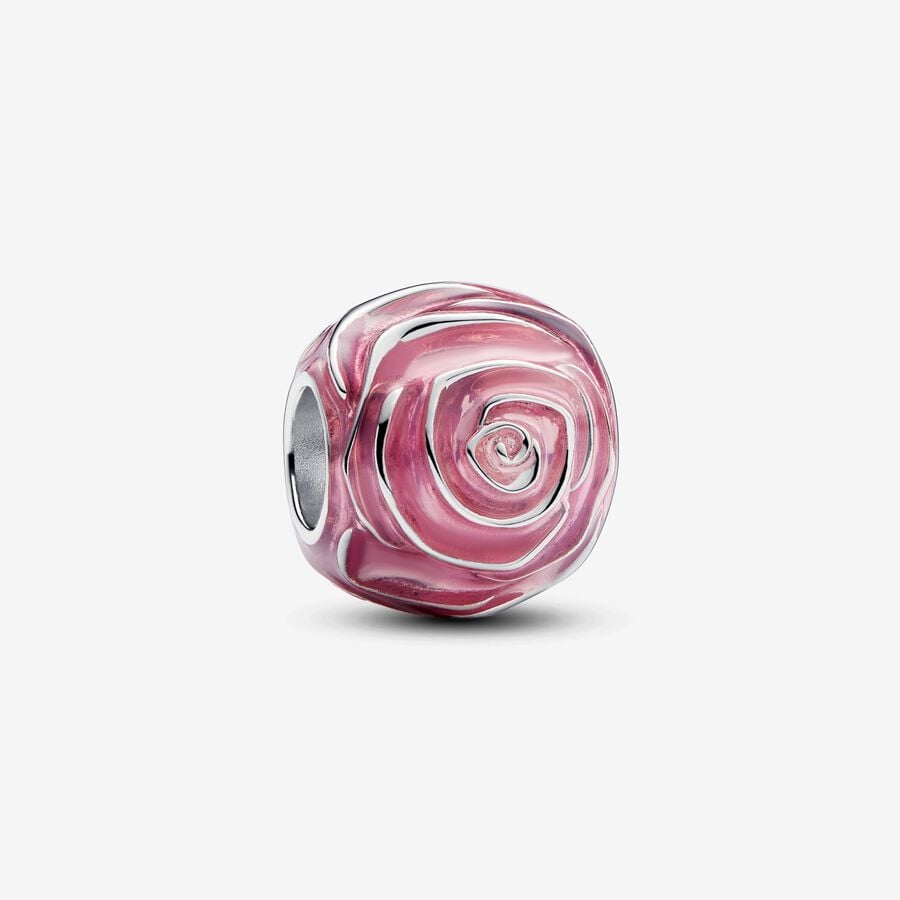 Pink Rose in Bloom Charm - Pandora - 793212C01
