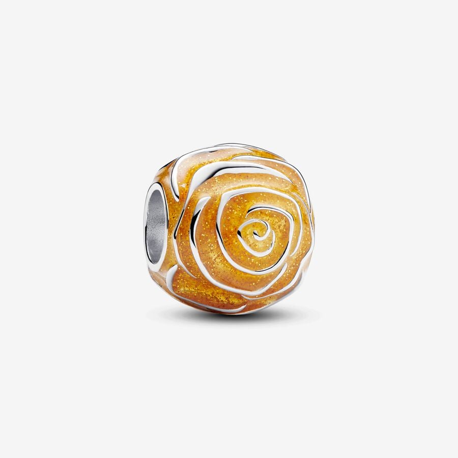 Yellow Rose in Bloom Charm - Pandora - 793212C02