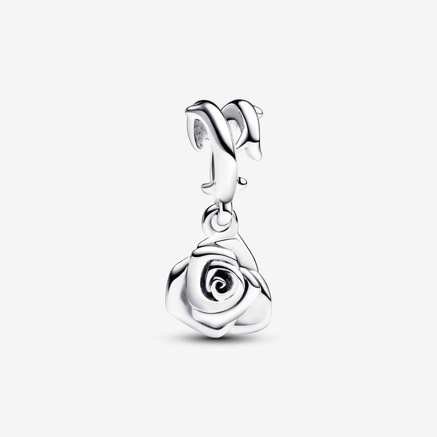 Rose in Bloom Dangle Charm - Pandora - 793213C00