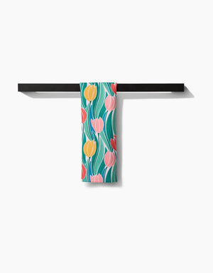 Tranquil Tulips Bar Towel