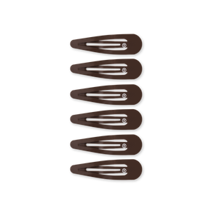 Snap Clip | Brown | 6 Count