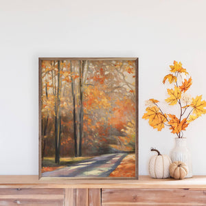Country Road Crop By Julia Purinton: 8 x 10