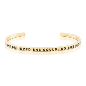 She Believed She Could: Yellow Gold / Whisper