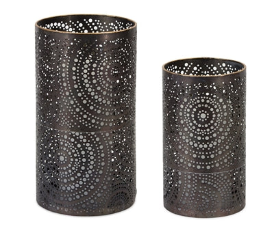 Black Candle Holders (Set of 2)