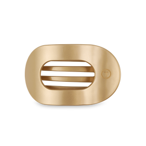 Round Flat Hair Clip | Medium | Champagne Toast