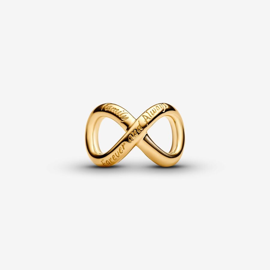 Forever and always infinity charm 763243C00