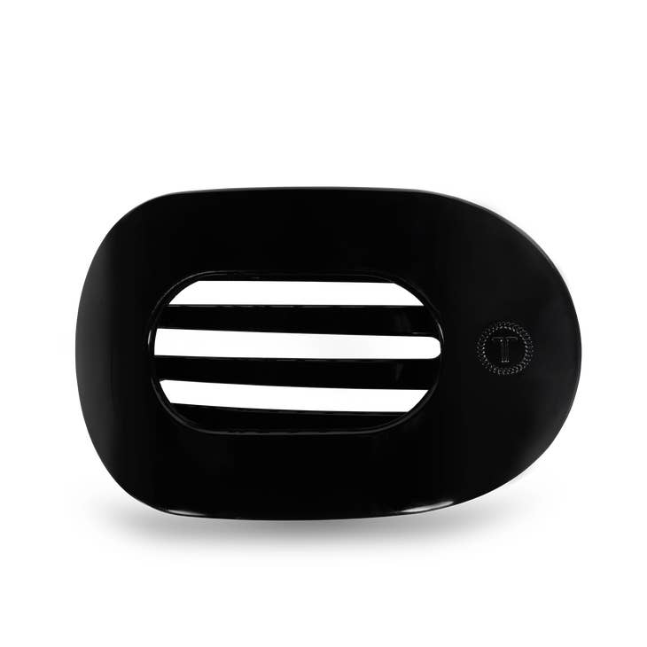 Jet Black Flat Round Clip (3 Sizes)