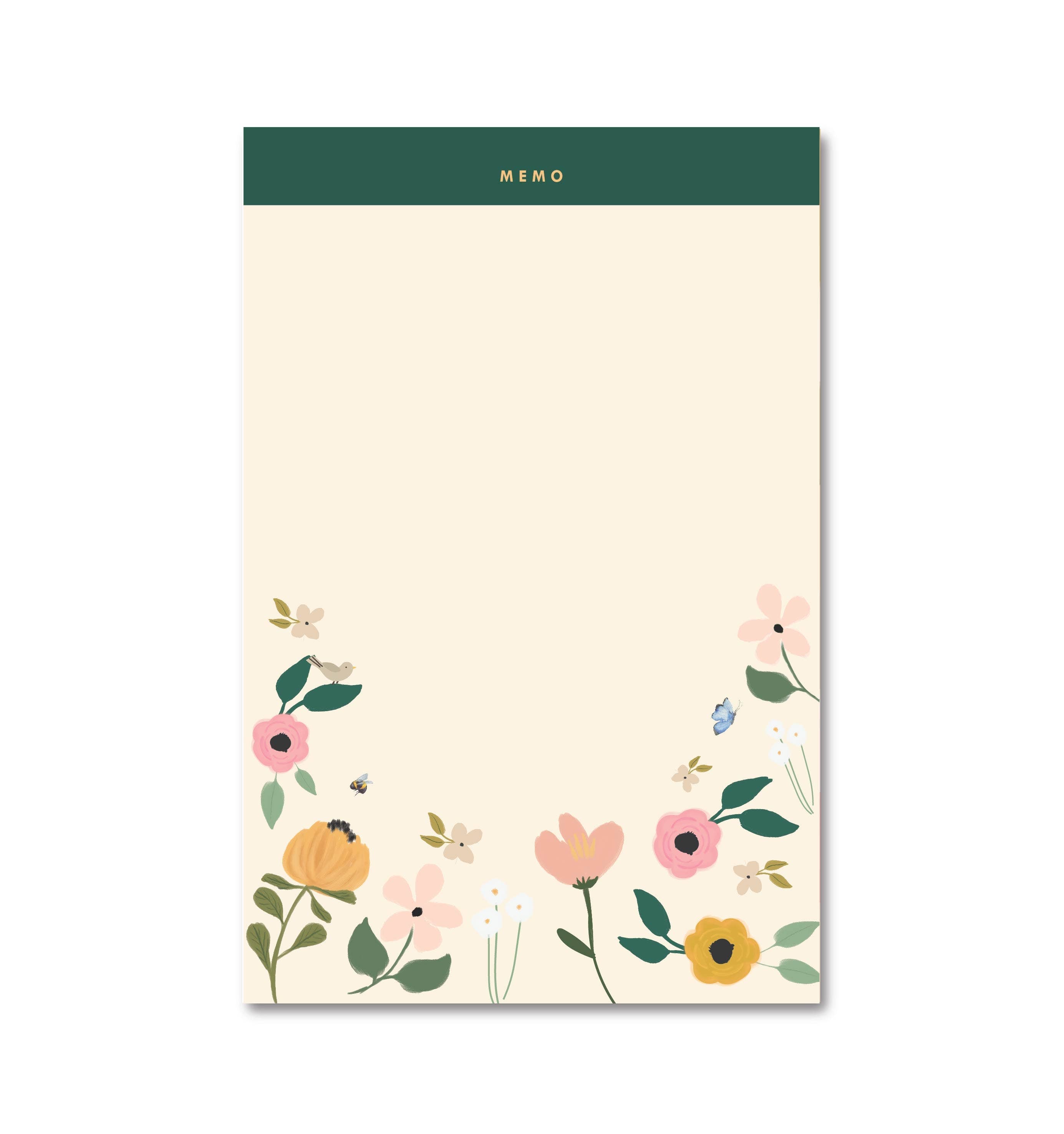 Floral Garden Memo Notepad – Red Barn Company Store