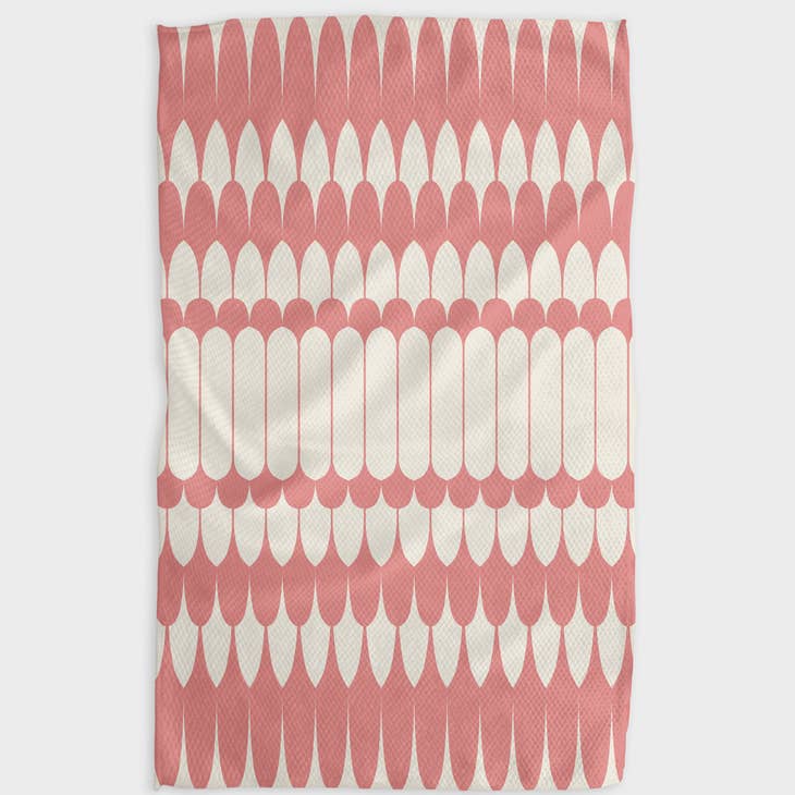 Geometry - Salle Rose Kitchen Tea Towel