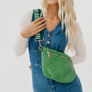 Westlyn Woven Bum Bag *NEW COLORS ADDED*: Woven Checkered Navy