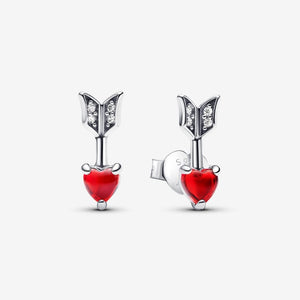 Arrow and Marano glass heart earrings 293668C01