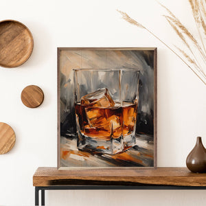 Whiskey Glass: 8x10