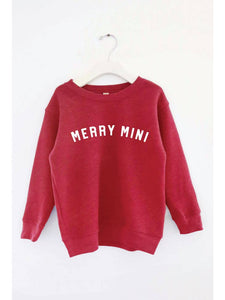MERRY MINI Toddler Sweatshirt - Red