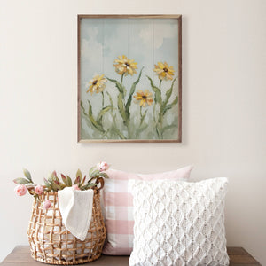 Yellow Field Of Flowers: 8x10