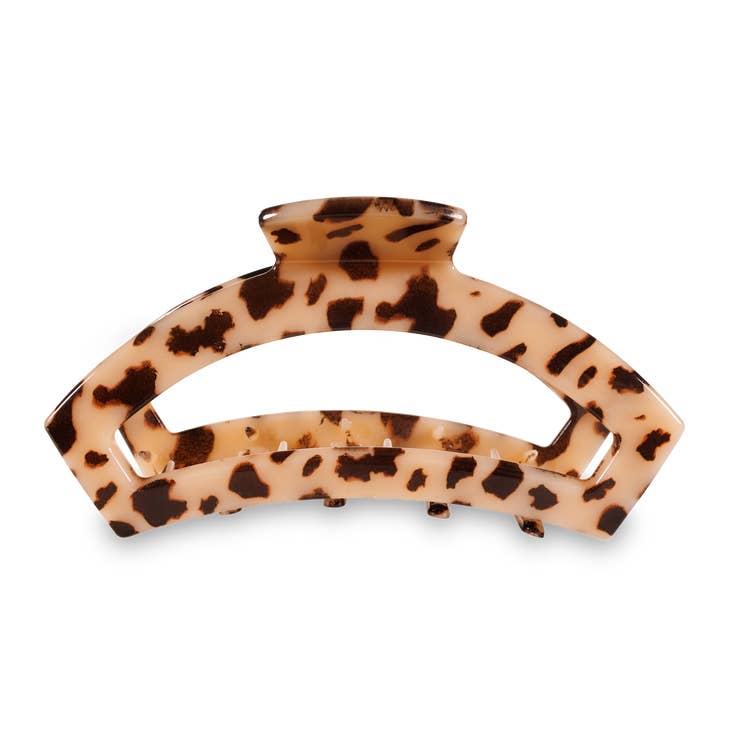 Open Blonde Tortoise Hair Clip (3 Sizes)