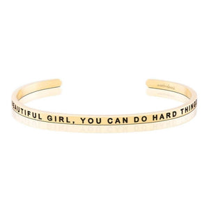 Beautiful Girl, You Can Do Hard Things: Silver / Whisper