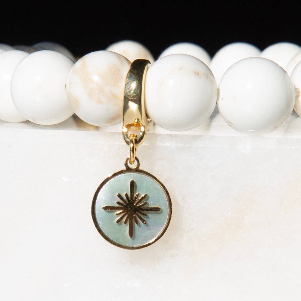 Star Charm, Mother of Pearl | Charm Bar | Charm Necklace