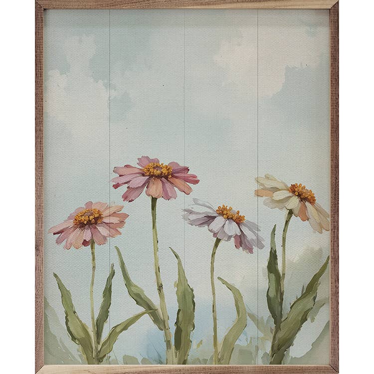 Field Of Zinnias: 8x10