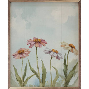 Field Of Zinnias: 8x10