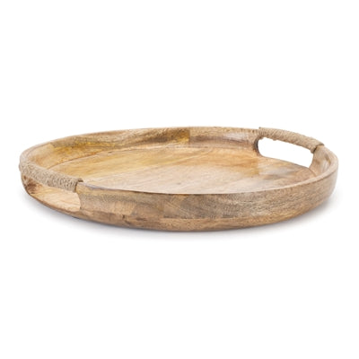 Wood Tray - 13.5"D x 1.75"H