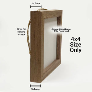 Square Flag: 8 x 8 x 1.5