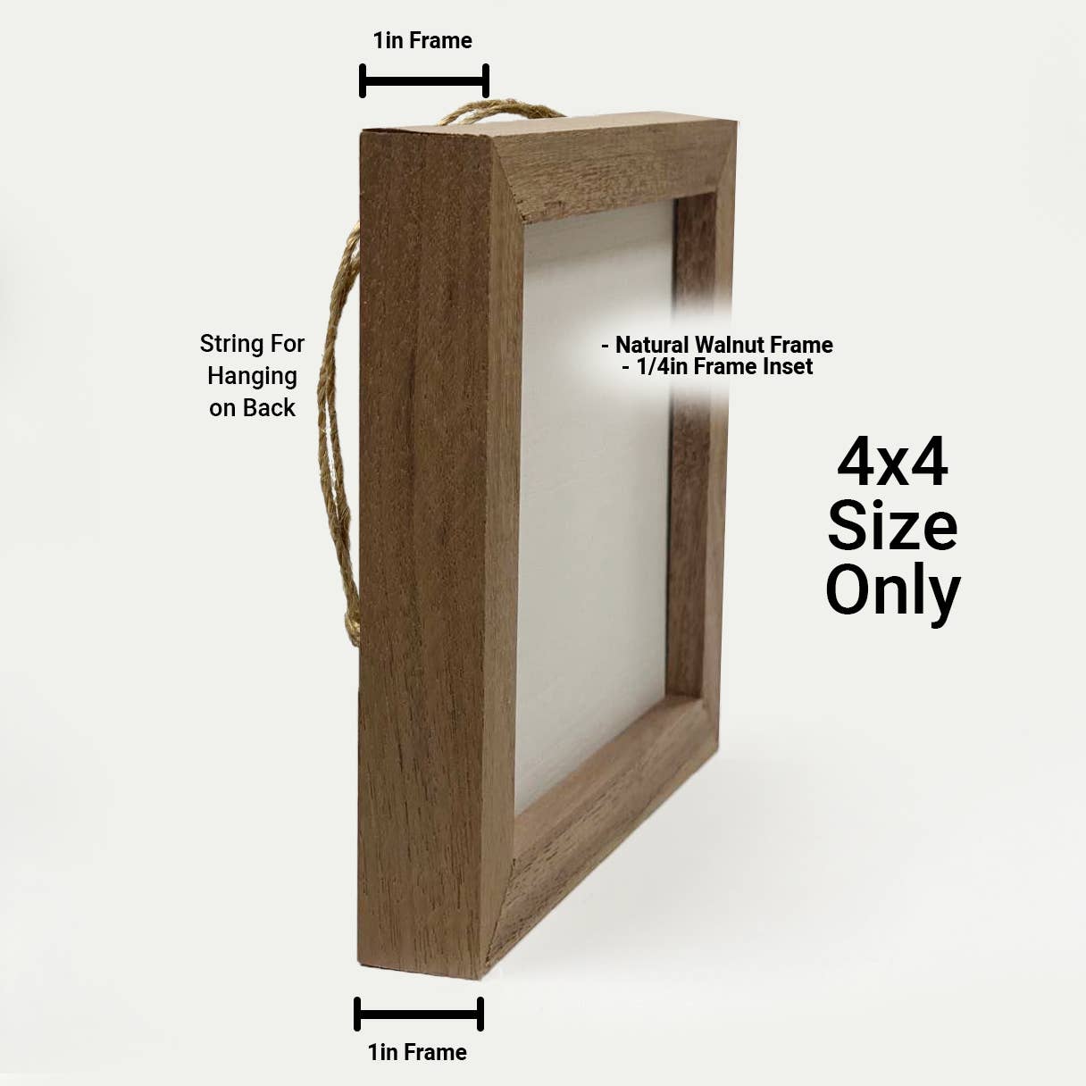 Autumn Path Art Print on American Hardwood: 24 x 24 x 1.5