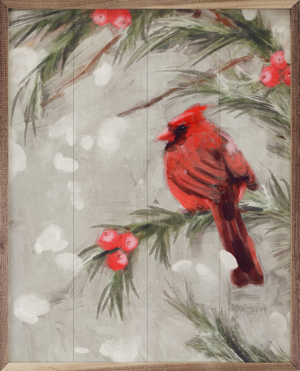 Cardinal 3 By Nina Blue: 8 x 10 x 1.5