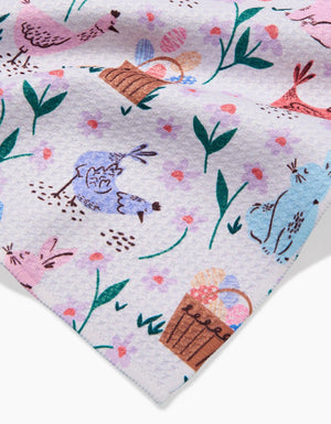 Spring Bunnies Bar Towel