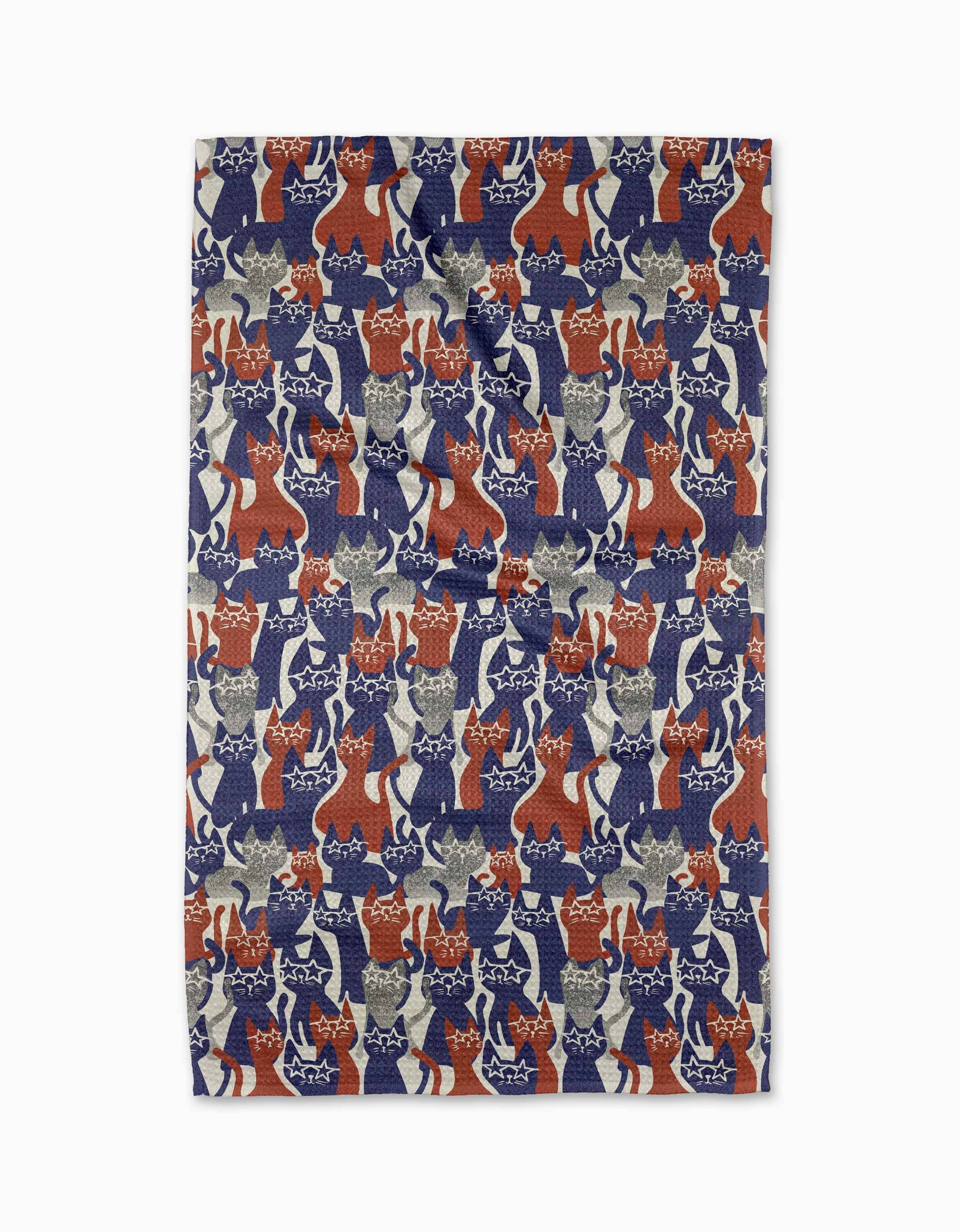 Parading Cats Tea Towel